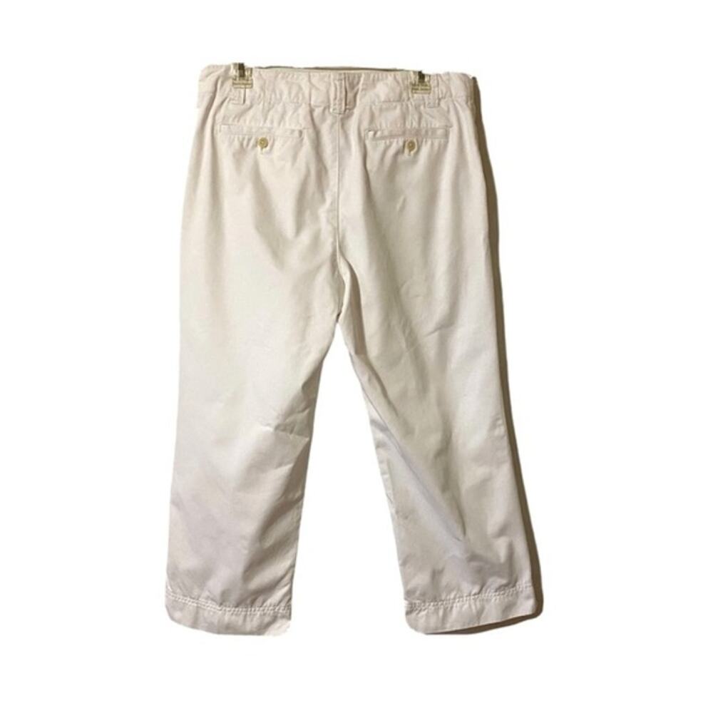 Lilly Pulitzer Womens white Cropped Pants size 10 - Picture 2 of 5